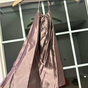 Elegant Satin Halter tank top